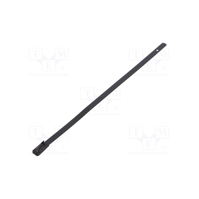 50 pcs : BC44-150 - Cable tie, L: 150mm, W: 4.6mm, stainless steel AISI 304, 445N