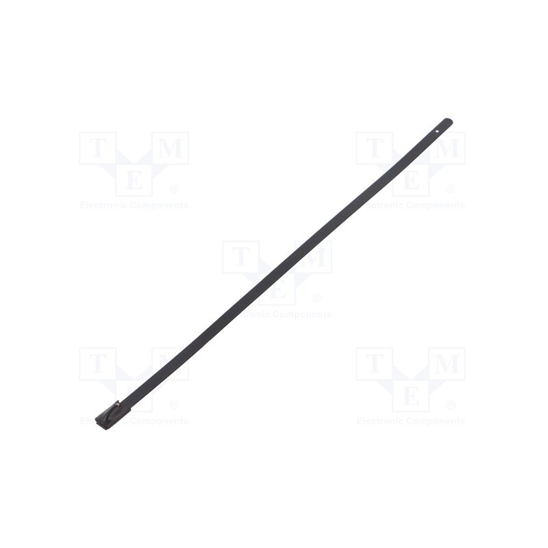 50 pcs : BC44-200 - Cable tie, L: 200mm, W: 4.6mm, stainless steel AISI 304, 445N