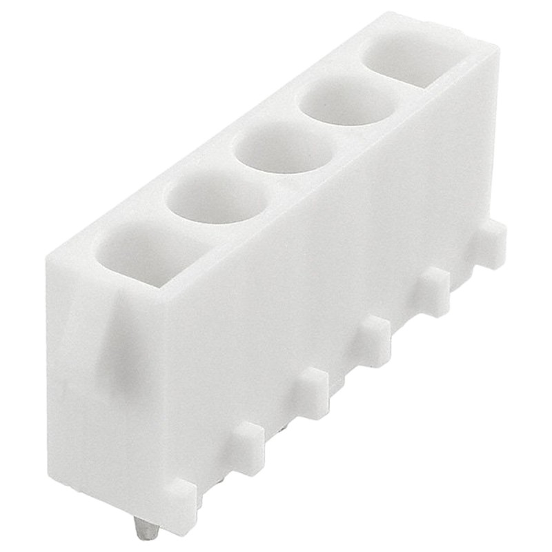 10 pcs - 640901-1 TE Connectivity Universal MATE-N-LOK Series Straight Through Hole PCB Socket, 5 Contact(s), 6.35mm Pitch, 1 Ro