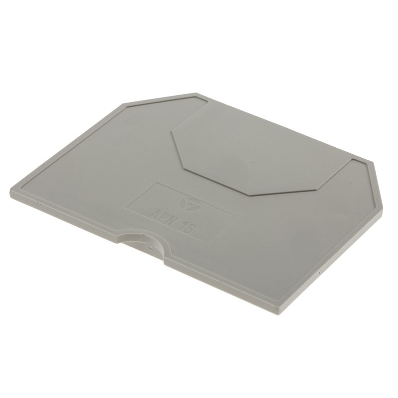 20 pcs - RS PRO End Cover for Use with DIN Rail Terminal Blocks