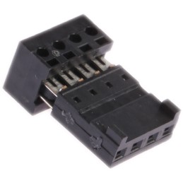 20 pcs - 661004151922 Stelvio Kontek 4-Way IDC Connector Socket for Cable Mount, 1-Row