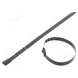 50 pcs : BCZ74-200 - Cable tie, L: 200mm, W: 7.9mm, stainless steel AISI 304, 1112N