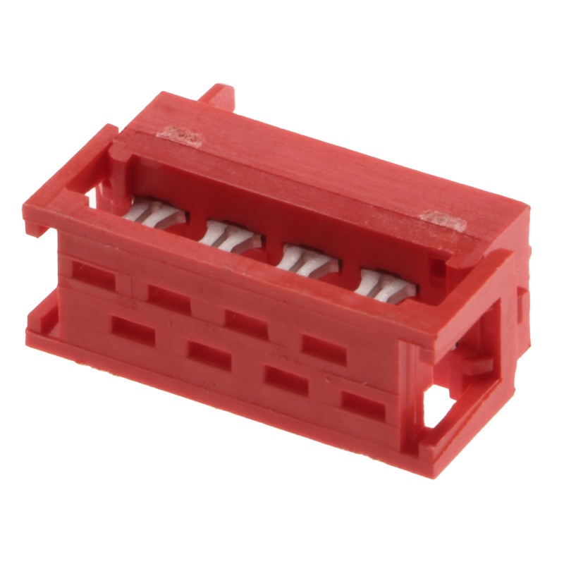 10 pcs - 7-215083-8 TE Connectivity 8-Way IDC Connector Plug, 1-Row