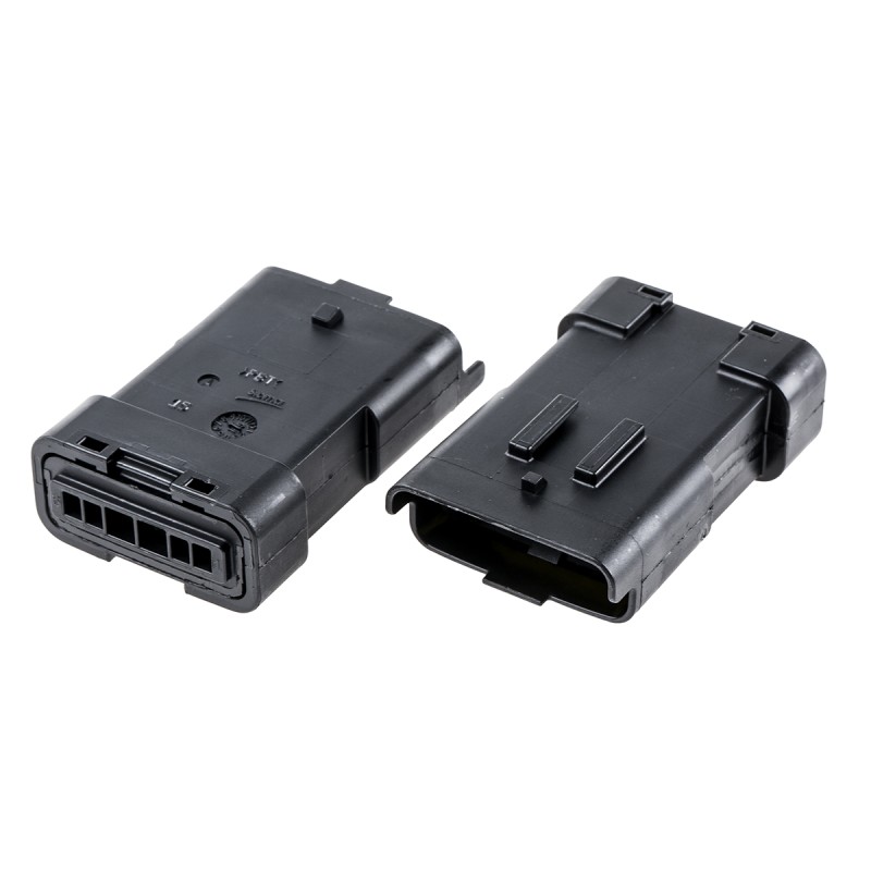 20 pcs - 211PL069S0049 Delphi, 211PL Male Connector Housing, 3.33mm Pitch, 6 Way, 1 Row