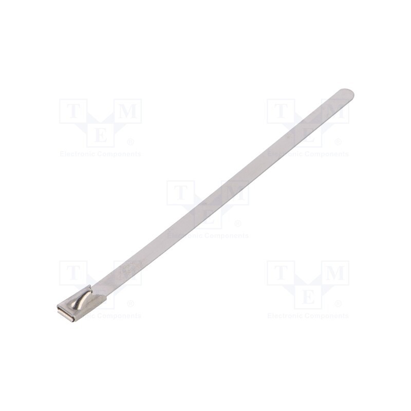 50 pcs : BU46-100 - Cable tie, L: 100mm, W: 4.6mm, acid resistant steel AISI 316, 445N
