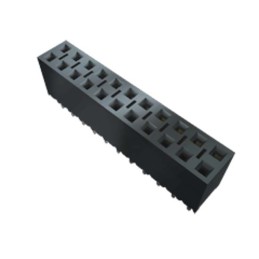 5 pcs - Samtec BCS Series Straight Through Hole Mount PCB Socket, 9-Contact, 1-Row, 2.54mm Pitch, Solder Termination