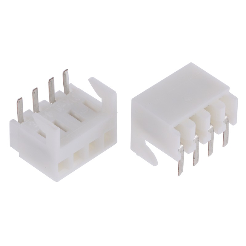 20 pcs - 38-00-1334 Molex KK 254 Series Right Angle Through Hole Mount PCB Socket, 4-Contact, 1-Row, 2.54mm Pitch, Solder Termin