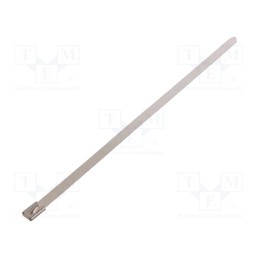 50 pcs : BU74-260 - Cable tie, L: 260mm, W: 7.9mm, stainless steel AISI 304, 1112N