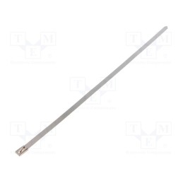 50 pcs : BU74-360 - Cable tie, L: 360mm, W: 7.9mm, stainless steel AISI 304, 1112N