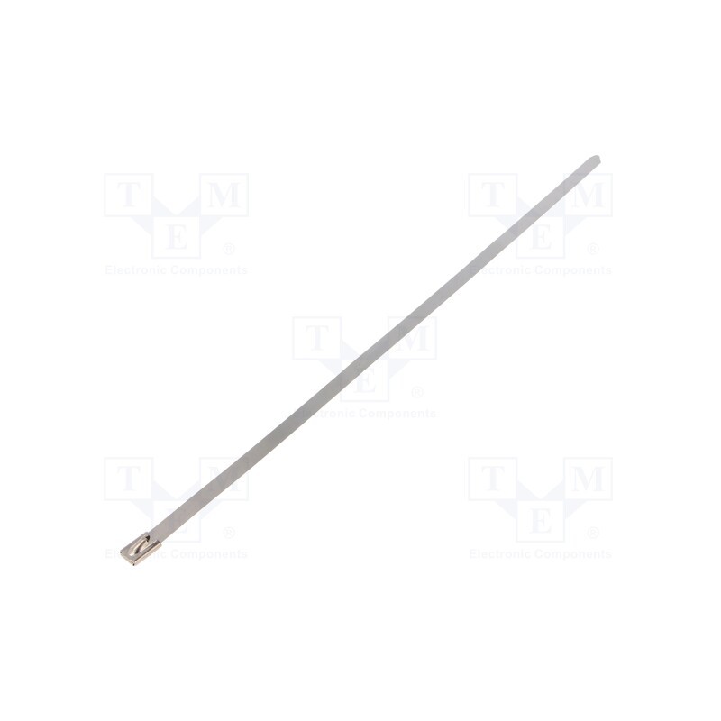 50 pcs : BU74-360 - Cable tie, L: 360mm, W: 7.9mm, stainless steel AISI 304, 1112N