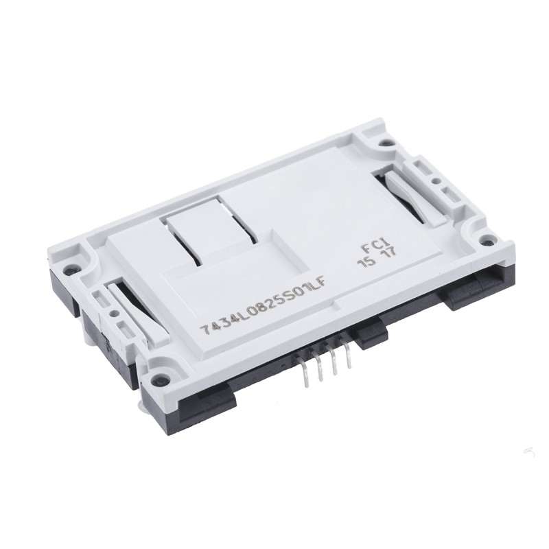 1 pcs - Amphenol ICC 8 Way Right Angle Smart Card Memory Card Connector With Solder Termination