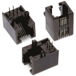 1 pcs - Wurth Elektronik WR-MJ Series Female RJ25 Connector, Through Hole