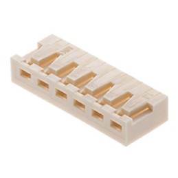 200 pcs - 350220006 Molex Receptacle Crimp Connector Housing, 2.5mm Pitch, 6 Way, 1 Row