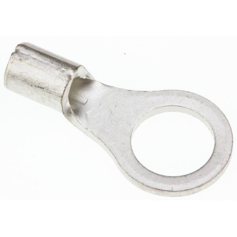 500 pcs - 1.25-5 JST, R Uninsulated Ring Terminal, 5mm Stud Size, 0.25mm² to 1.65mm² Wire Size