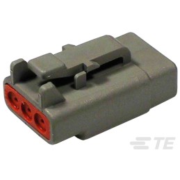 10 pcs - DTM06-3S TE Connectivity, DTM Automotive Connector Socket 3 Way