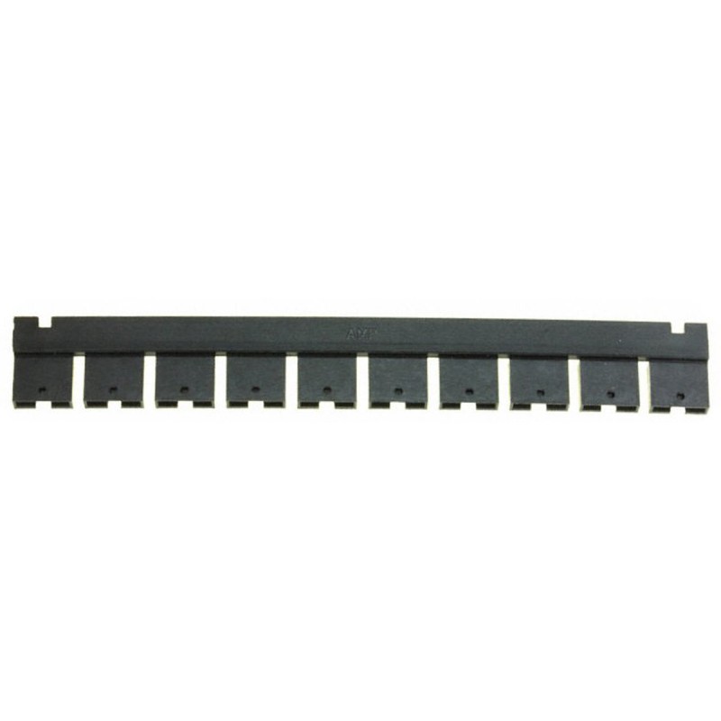 20 pcs - 531230-3 TE Connectivity, AMPMODU Shunt Female Straight Black Open Top 2 Way 1 Row 5.08mm Pitch
