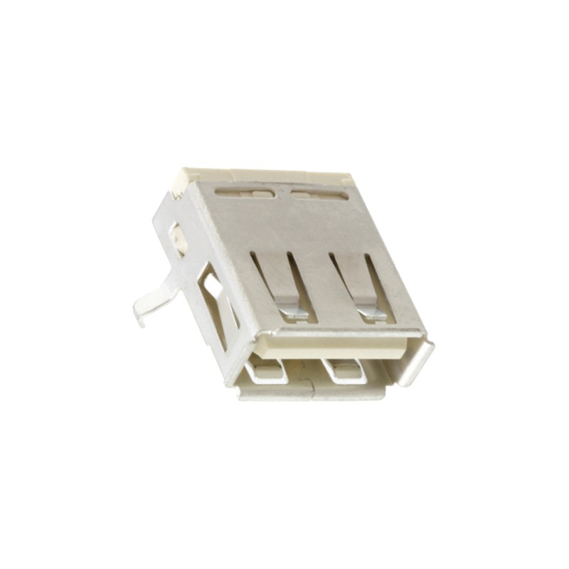 1 pcs - Molex Right Angle, Through Hole, Socket Type A USB Connector