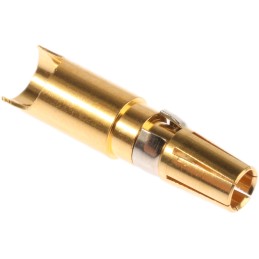 1 pcs - RS PRO , Straight , Female Gold , Copper Alloy , Backplane Connector Contact