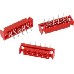 20 pcs - 690367191272 Wurth Elektronik WR-MM Series Straight PCB Header, 12 Contact(s), 2.54mm Pitch, 2 Row(s)