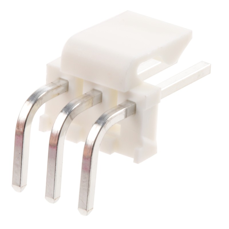 50 pcs - 26-60-5030 Molex KK 396 Series Right Angle Through Hole Pin Header, 3 Contact(s), 3.96mm Pitch, 1 Row(s), Unshrouded