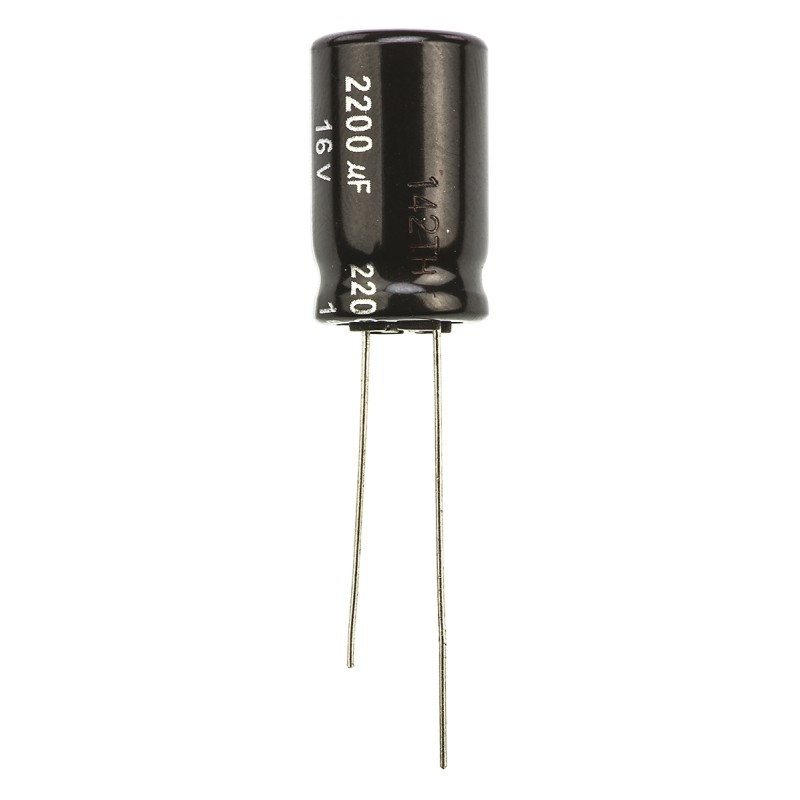 20 pcs - ECA1CHG222 Panasonic 2200μF Aluminium Electrolytic Capacitor 16V dc, Radial, Through Hole - ECA1CHG222