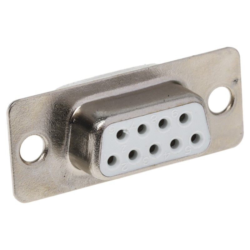 10 pcs - 61800924923 Wurth Elektronik 618 9 Way Cable Mount D-sub Connector Socket, 2.77mm Pitch
