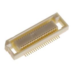 5 pcs - Hirose FunctionMAX FX8 Series Straight Surface Mount PCB Socket, 40-Contact, 1-Row, 0.6mm Pitch, Solder Termination
