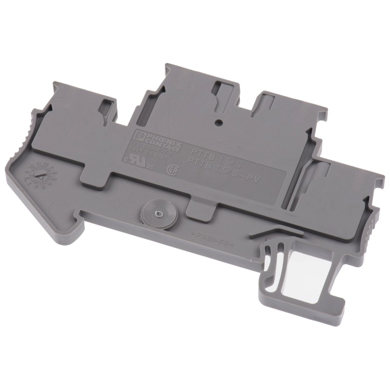 10 pcs - 3208511 Phoenix Contact PTTB 1.5/S Series Grey Double Level Terminal Block, 1.5mm², Double-Level, Push In Termination