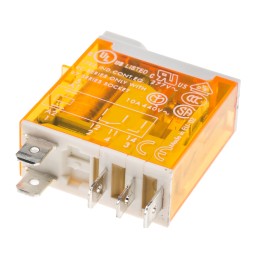 1 pcs - Finder Plug In Power Relay, 110V ac Coil, 25A Switching Current, SPDT