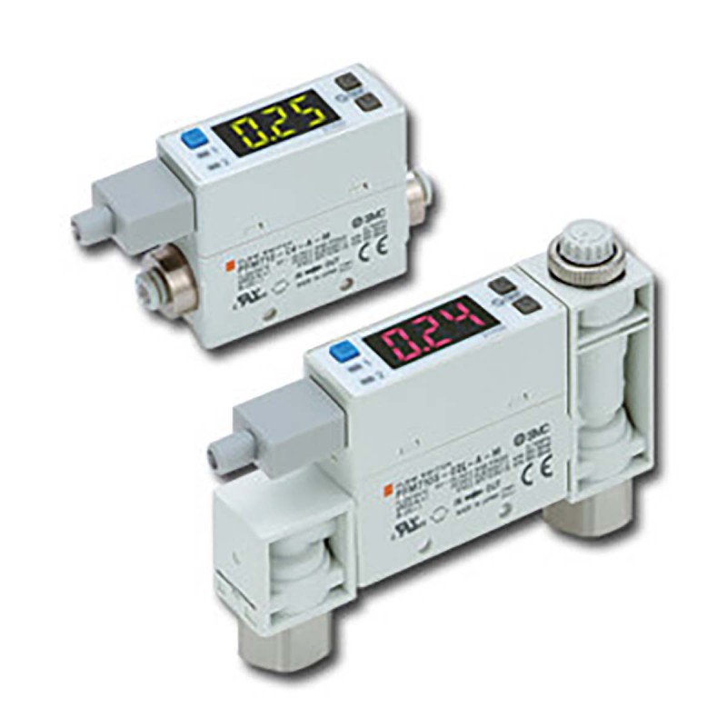 1 pcs - SMC PFM7 Series Flow Switch Flow Switch, 2 L/min Min, 100 L/min Max