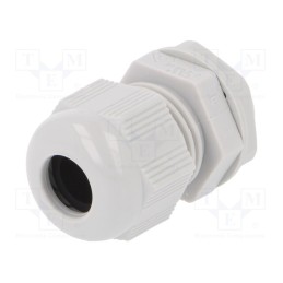 10 pcs : 2411.611 - Cable gland, M16, 1.5, IP68, polyamide, light grey