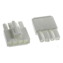 50 pcs - ELP-04V JST, EL Male Connector Housing, 4 Way, 1 Row