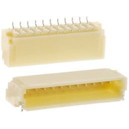 20 pcs - SM11B-SRSS-TB-(LF)(SN) JST SH Series Right Angle Surface Mount PCB Header, 11 Contact(s), 1.0mm Pitch, 1 Row(s), Shroud