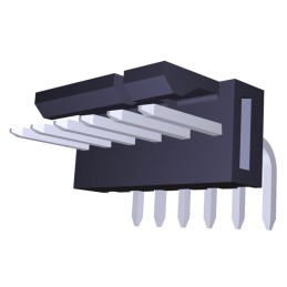20 pcs - 171857-3006 Molex KK 254 Series Right Angle Through Hole Pin Header, 6 Contact(s), 2.54mm Pitch, 1 Row(s), Unshrouded