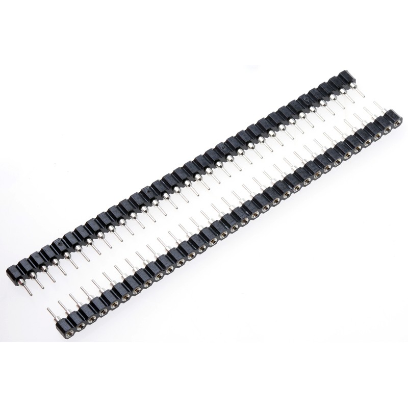 20 pcs - AW 127-32/Z-T ASSMANN WSW AW 127 Series Straight Through Hole Mount PCB Socket, 32-Contact, 1-Row, 2.54mm Pitch, Solder