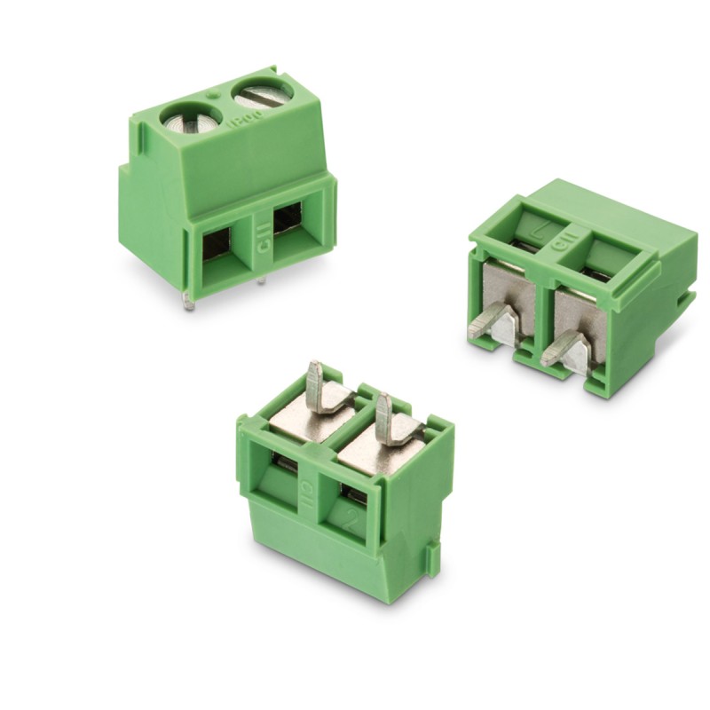 20 pcs - 691213510002 Wurth Elektronik 2135 Series PCB Terminal Block, 2-Contact, 5.08mm Pitch, Through Hole Mount, 1-Row, Solde