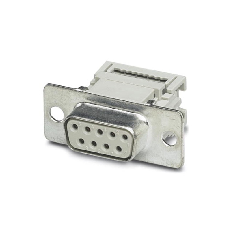 1 pcs - Phoenix Contact VS-09-BU-DSUB-FK 9 Way Panel Mount D-sub Connector Socket