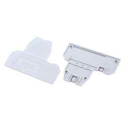 20 pcs - 2771023 Phoenix Contact D-UKKB3/5 Series End Cover for Use with DIN Rail Terminal Blocks