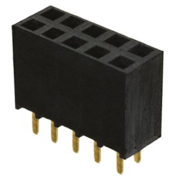 10 pcs - SSW-105-01-G-D Samtec SSW Series Straight Through Hole Mount PCB Socket, 10-Contact, 2-Row, 2.54mm Pitch, Solder Termin