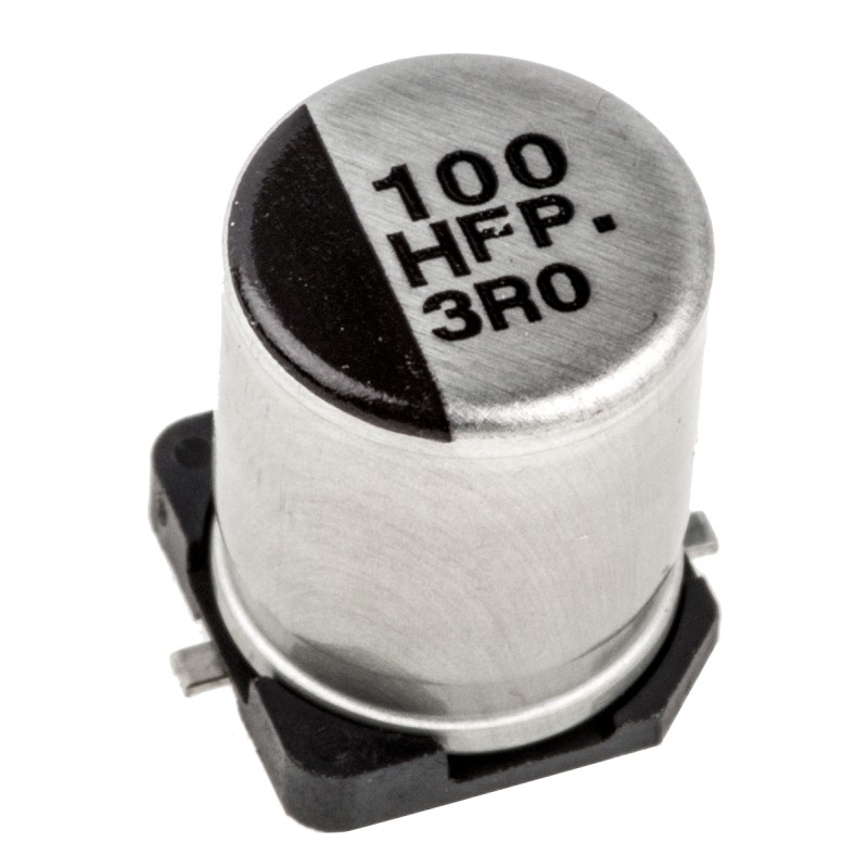 20 pcs - EEEFP1H101AP Panasonic 100μF Aluminium Electrolytic Capacitor 50V dc, Surface Mount - EEEFP1H101AP