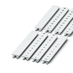 20 pcs - 1050017:0001 Phoenix Contact ZB5.LGS :01 -10 Series Marker Strip for Use with DIN Rail Terminal Blocks
