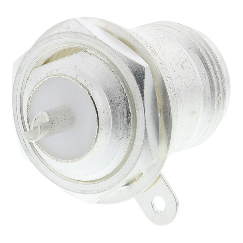 1 pcs - TE Connectivity 50Ω Straight Panel Mount N Type Connector, jack, Solder Termination, 0 - 11GHz