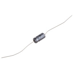 50 pcs - RS PRO 22μF Aluminium Electrolytic Capacitor 25V dc, Axial, Through Hole