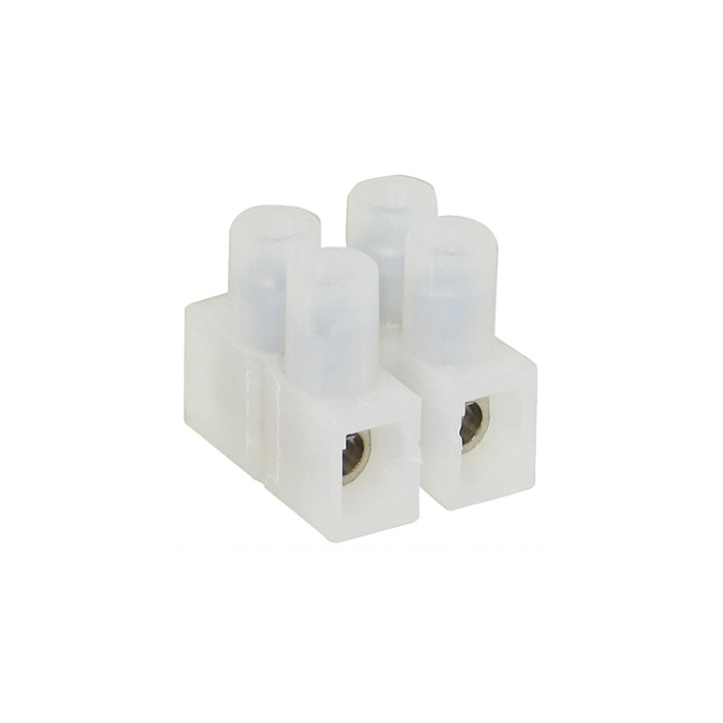 10 pcs - 1776293-2 TE Connectivity Barrier Strip, 2-Way, 30A, 26 - 12 AWG Wire, Screw Termination