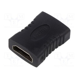 10 pcs : SAVKABELCL-111 - Adapter, HDMI 1.4, HDMI socket,both sides, black