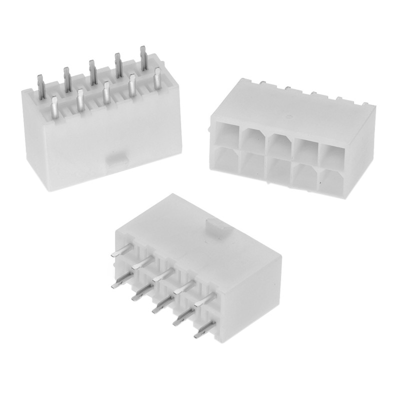 20 pcs - 64901021122 Wurth Elektronik WR-MPC4 Series Straight Through Hole PCB Header, 10 Contact(s), 4.2mm Pitch, 2 Row(s), Shr
