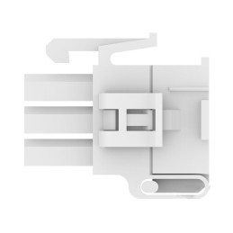 20 pcs - 794186-1 TE Connectivity, Mini-Universal MATE-N-LOK II Male Connector Housing, 4.14mm Pitch, 3 Way, 1 Row