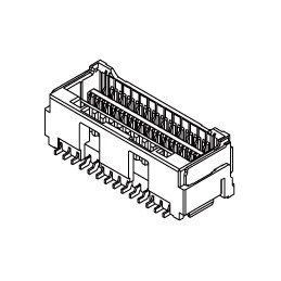 20 pcs - 503154-1690 Molex CLIK-Mate Series Straight Surface Mount PCB Socket, 16-Contact, 2-Row, 1.5mm Pitch, Crimp Termination
