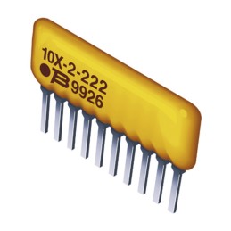 200 pcs - 4606X-102-473LF Bourns, 4600X 47kΩ ±2% Isolated Resistor Array, 3 Resistors, 0.75W total, SIP, Pin