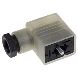 1 pcs - Hirschmann GML 2P+E DIN 43650 B, Female Solenoid Valve Connector, with Indicator Light, 120 V ac/dc Voltage